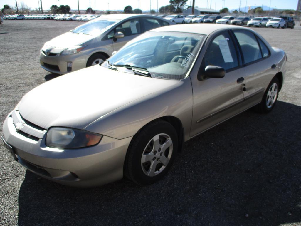 YEAR 2004 MAKE CHEV MODEL CAVALIER VIN 1G1JF52F647295905 DESCRIPTION C.E.L. ON ODOMETER 81544