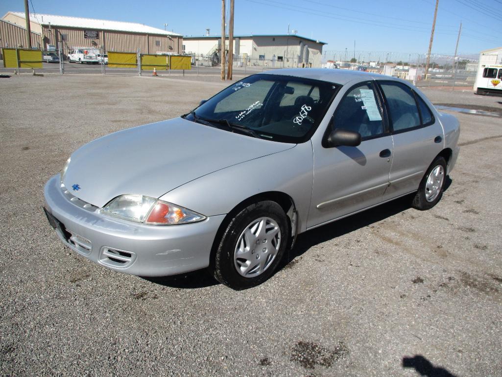 YEAR 2002 MAKE CHEV MODEL CAVALIER VIN 3G1JC52402S191545 DESCRIPTION NO DOOR KEY DUAL FUEL CNG