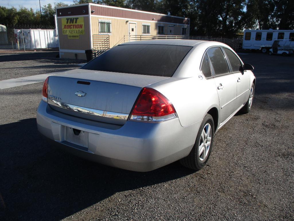 YEAR 2006 MAKE CHEV MODEL IMPALA LS VIN 2G1WB55K169325758 ODOMETER 84556 ODOMETER STATEMENT EX