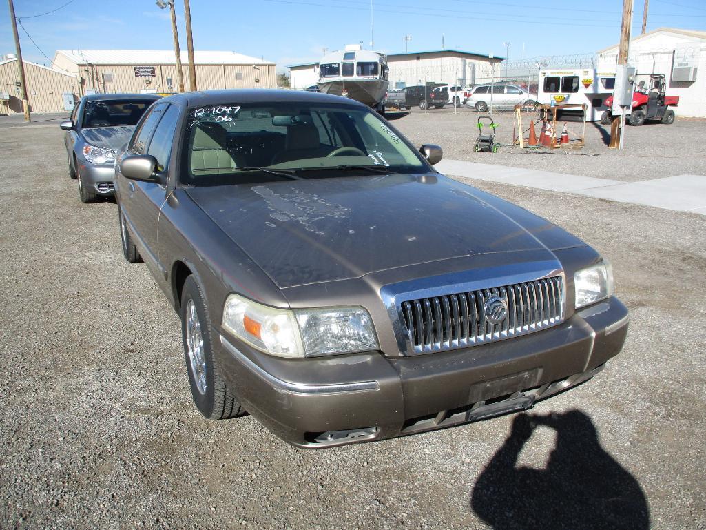 YEAR 2006 MAKE MERCURY MODEL GRAND MARQUIS LS VIN 2MEFM75WX6X643520 DESCRIPTION PAINT DAMAGE