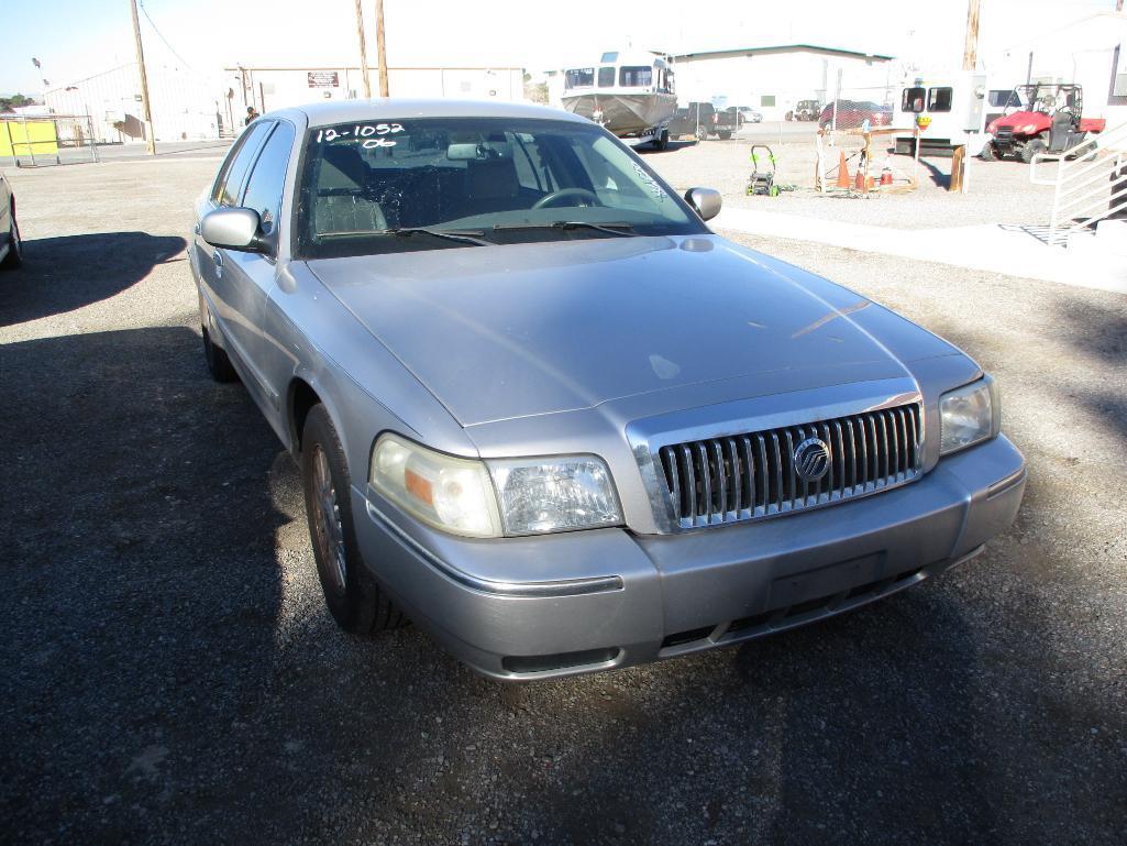 YEAR 2006 MAKE MERCURY MODEL GRAND MARQUIS VIN 2MEFM75W06X624376 ODOMETER 86620 ODOMETER STATEMENT