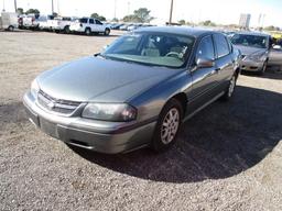 YEAR 2005 MAKE CHEV MODEL IMPALA VIN 2G1WF52E859152953 ODOMETER 101066 ODOMETER STATEMENT EX