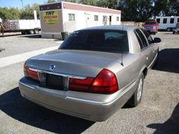 YEAR 2005 MAKE MERCURY MODEL GRAND MARQUIS VIN 2MEFM75WX5X633245 ODOMETER 104569 ODOMETER STATEMENT