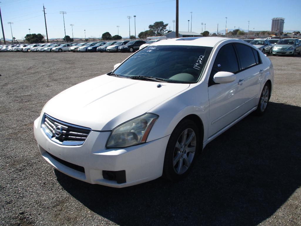 YEAR 2008 MAKE NISSAN MODEL MAXIMA VIN 1N4BA41E68C832644 ODOMETER 114222 ODOMETER STATEMENT EX