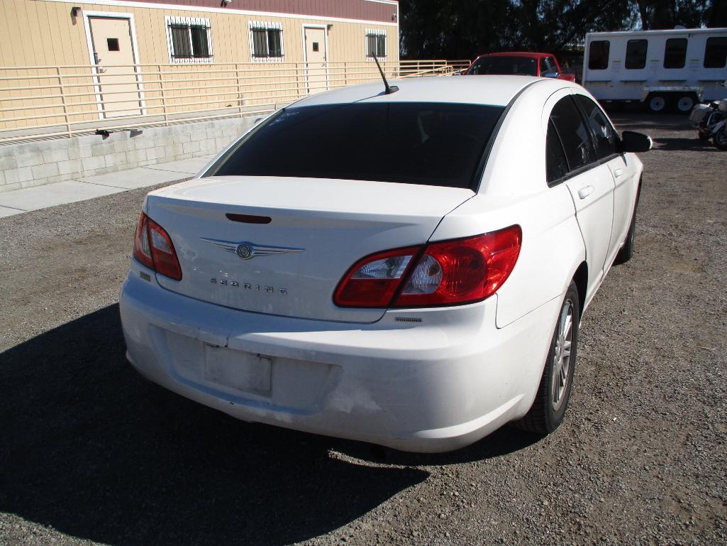 YEAR 2008 MAKE CHRYSLER MODEL SEBRING VIN 1C3LC56R78N226448 ODOMETER 106074 ODOMETER STATEMENT EX