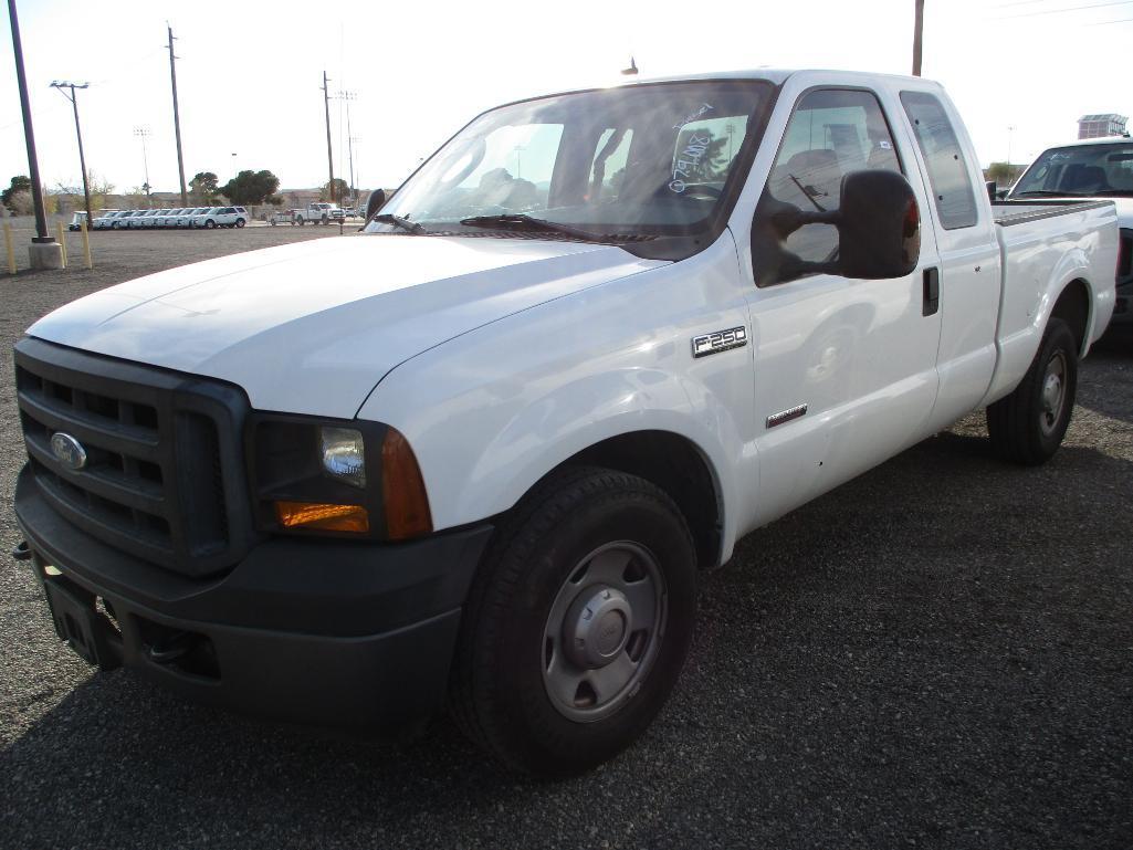 YEAR 2007 MAKE FORD MODEL F-250 XL PICKUP VIN 1FTSX20P47EB22967 DESCRIPTION EXTENDED CAB DIESEL