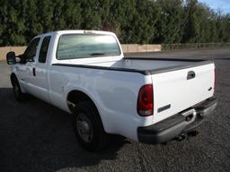 YEAR 2007 MAKE FORD MODEL F-250 XL PICKUP VIN 1FTSX20P47EB22967 DESCRIPTION EXTENDED CAB DIESEL