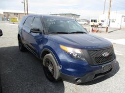 YEAR 2014 MAKE FORD MODEL INTERCEPTOR SUV VIN 1FM5K8AT4EGB38576 DESCRIPTION NO CONSOLE ODOMETER