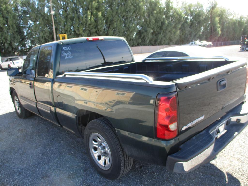 YEAR 2007 MAKE CHEV MODEL 1500 LT PICKUP VIN 1GCEC19V072138659 DESCRIPTION EXTENDED CAB BODY DAMAGE