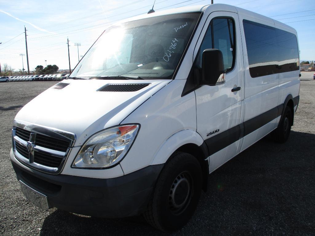 YEAR 2008 MAKE DODGE MODEL SPRINTER 2500 VIN WDWPE745X85342050 DESCRIPTION DIESEL ODOMETER 61864