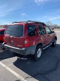 2003 NISSAN XTERRA 4X4