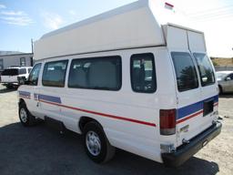 2012 FORD E-350 HIGH CUBE VAN