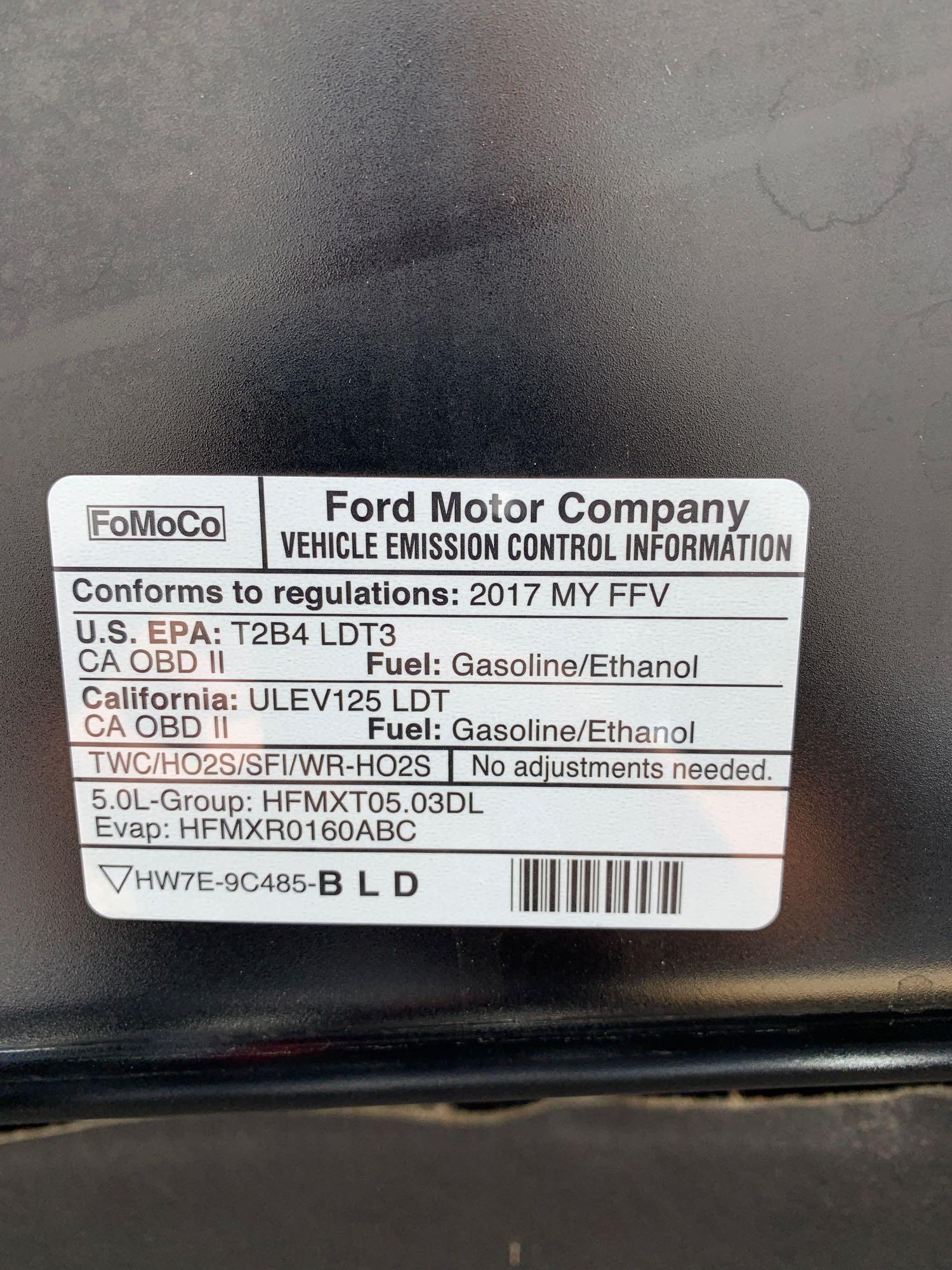 2017 FORD F150 4X4