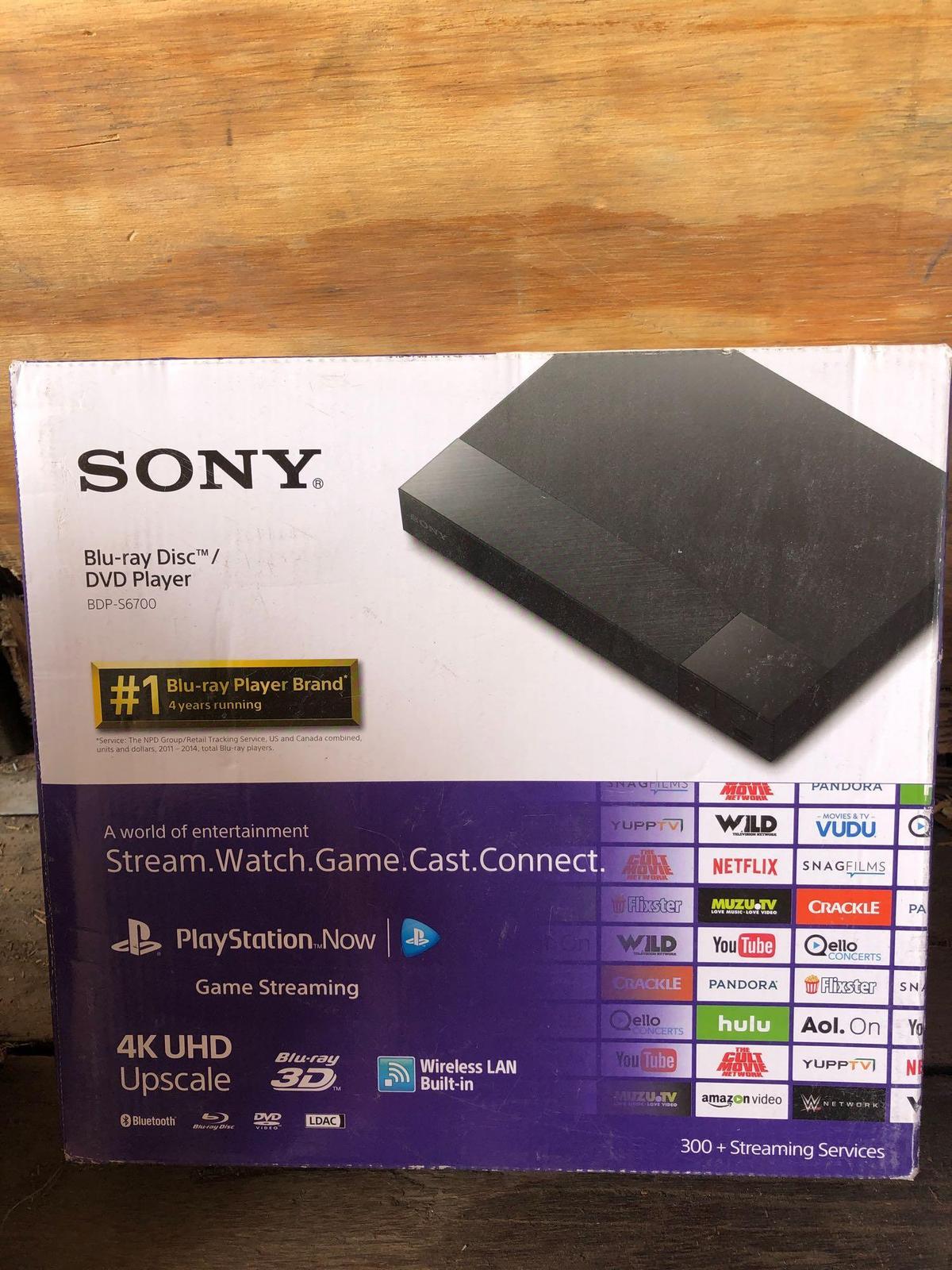SONY BLUE RAY PLAYER