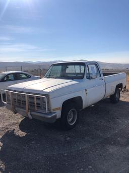 1986 Chevrolet C10 Pickup Truck, VIN # 1GCCC14H5GS147231