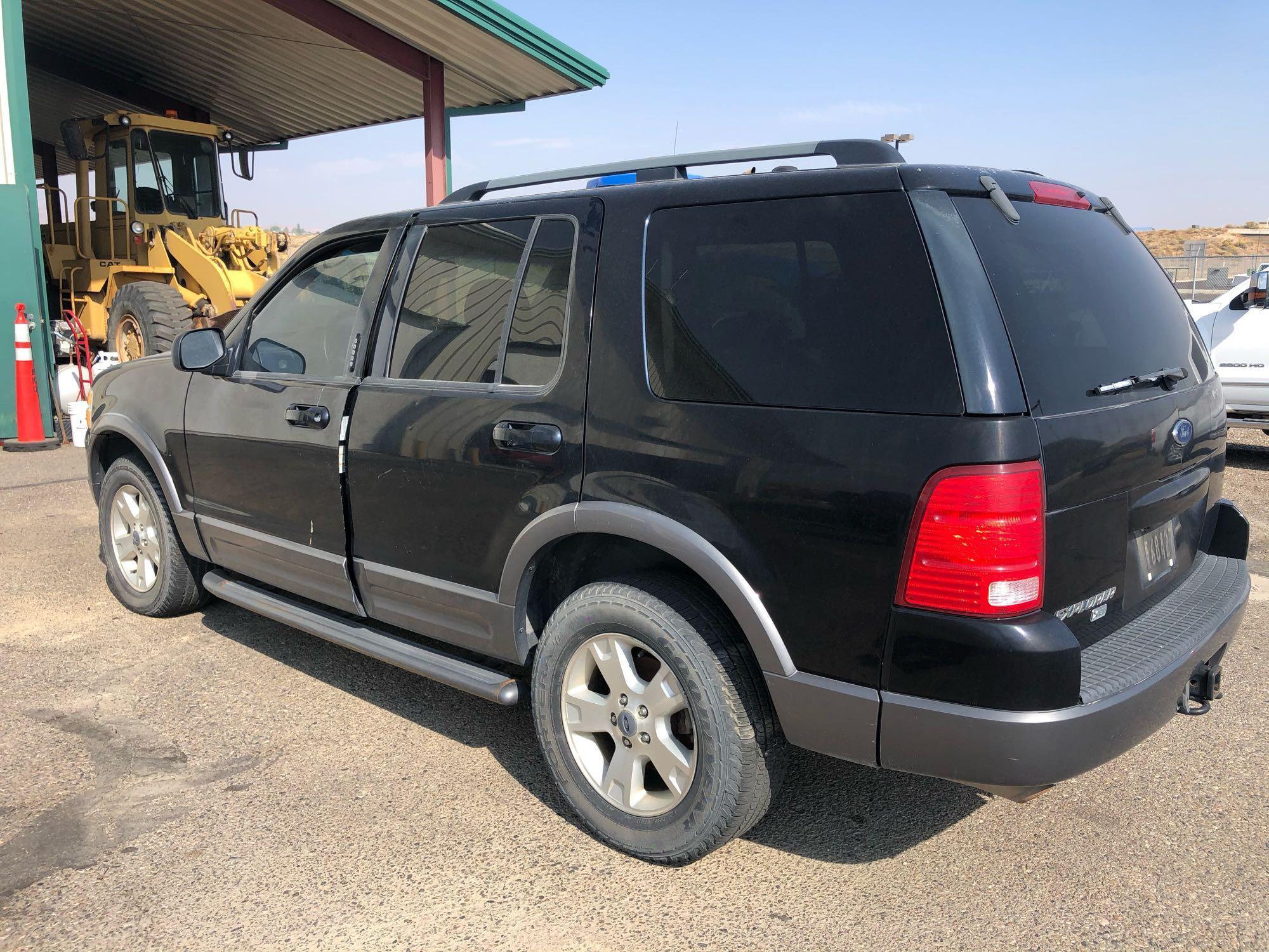 2003 Ford Explorer Multipurpose Vehicle (MPV), VIN # 1FMZU73K33ZB14040