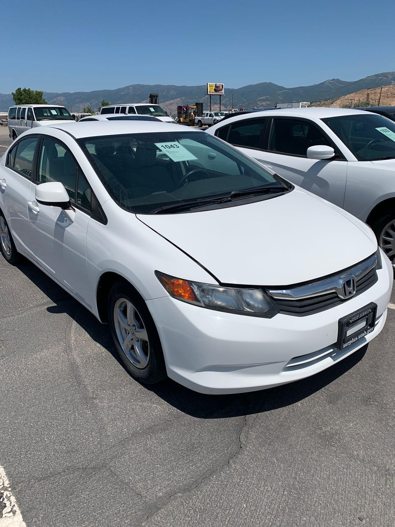 2012 HONDA CIVIC GX CNG