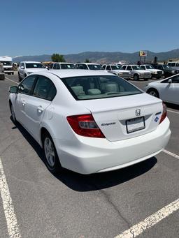 2012 HONDA CIVIC GX CNG