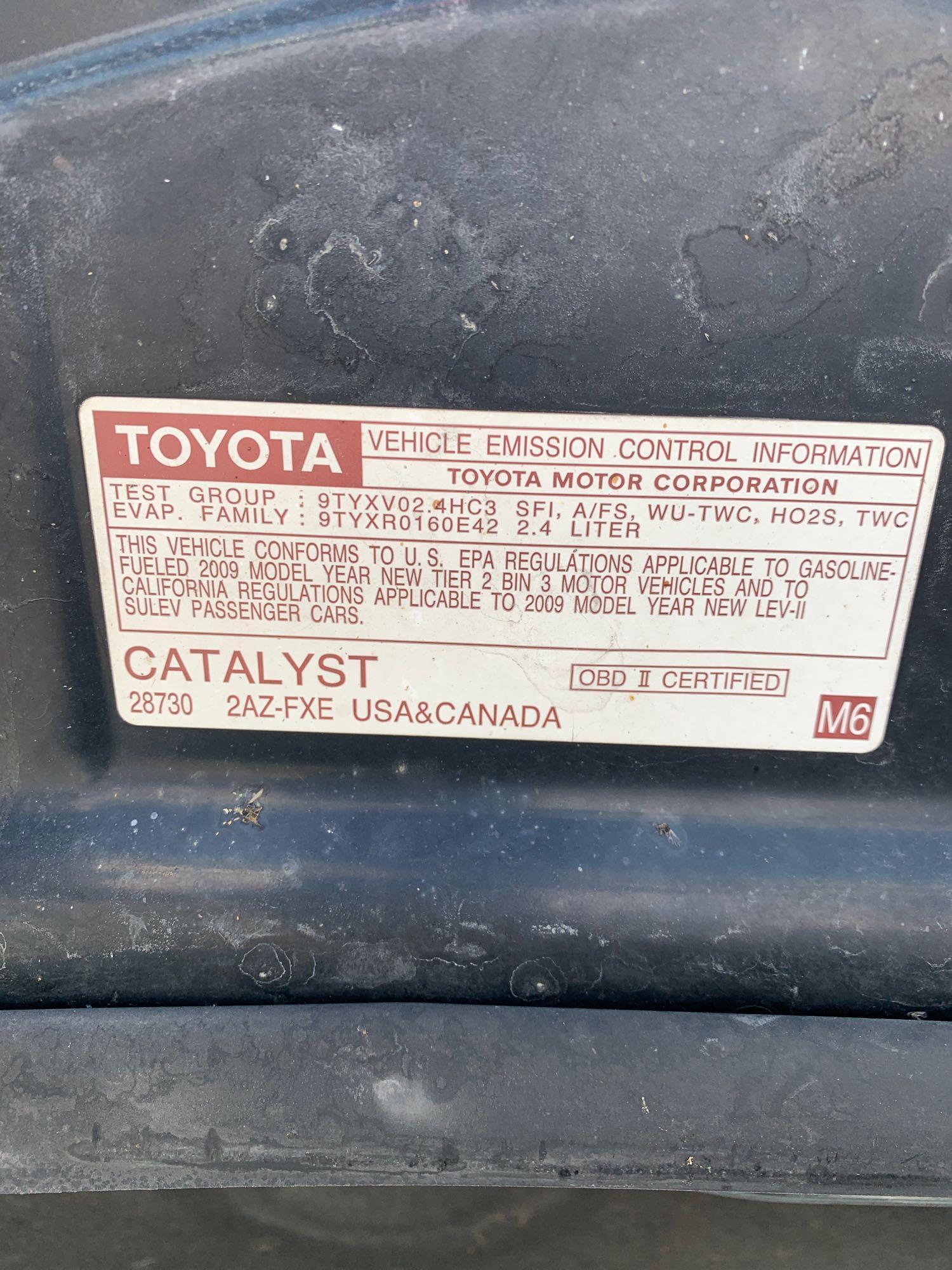 2009 TOYOTA CAMRY HYBRID