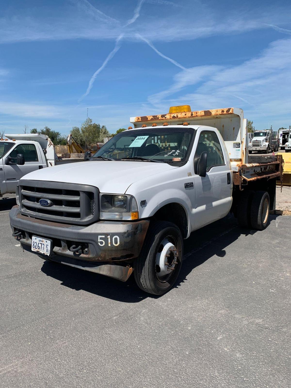 2002 FORD F450 DUMP 2WD