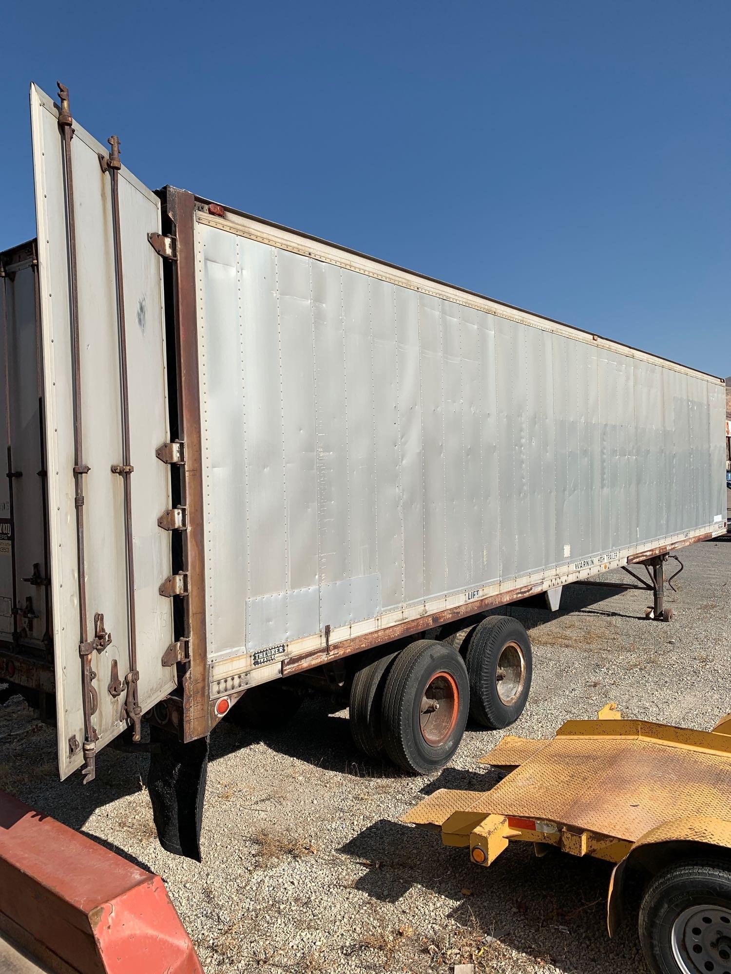 1968 THEURER 40' VAN TRAILER