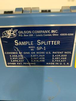 GILSON SP-1 SAMPLE SPLITTER