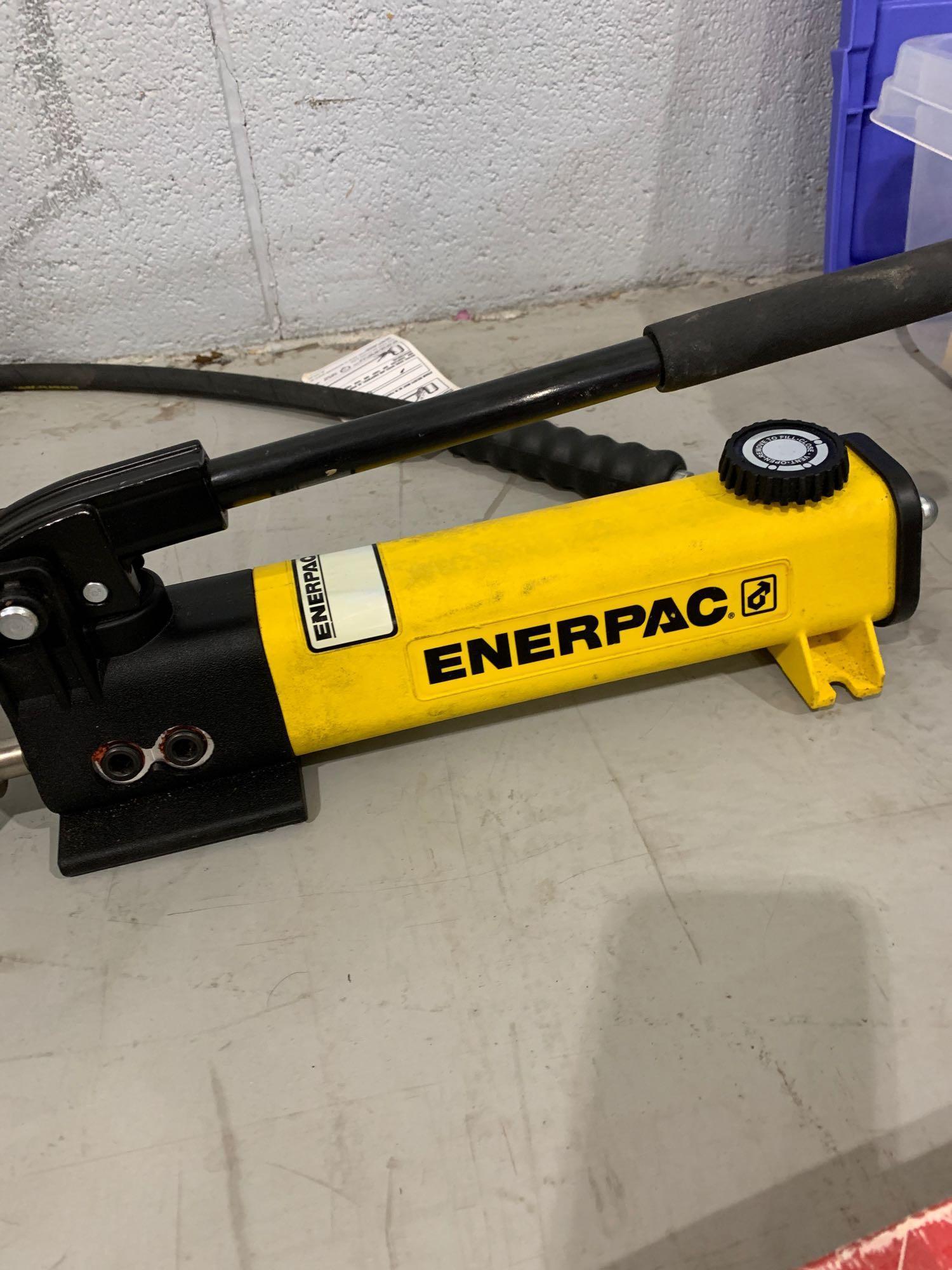 ENERPAC RCH123 HYDRAULIC RAM AND PUMP