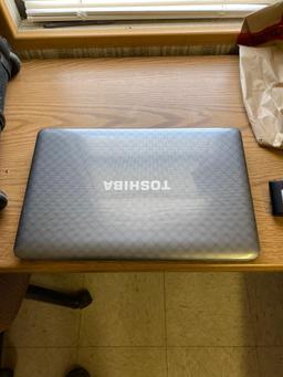 TOSHIBA LAPTOP AND SAMSUNG CAMERA