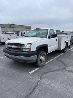 2003 CHEV 3500 UTILITY