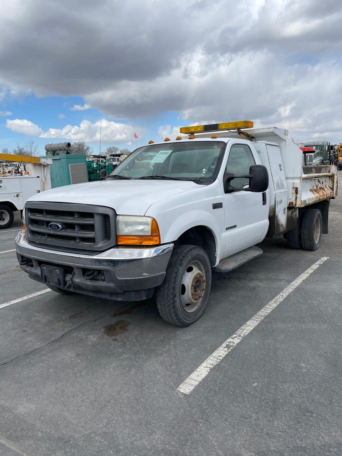 2001 FORD F450 DUMP 4X4