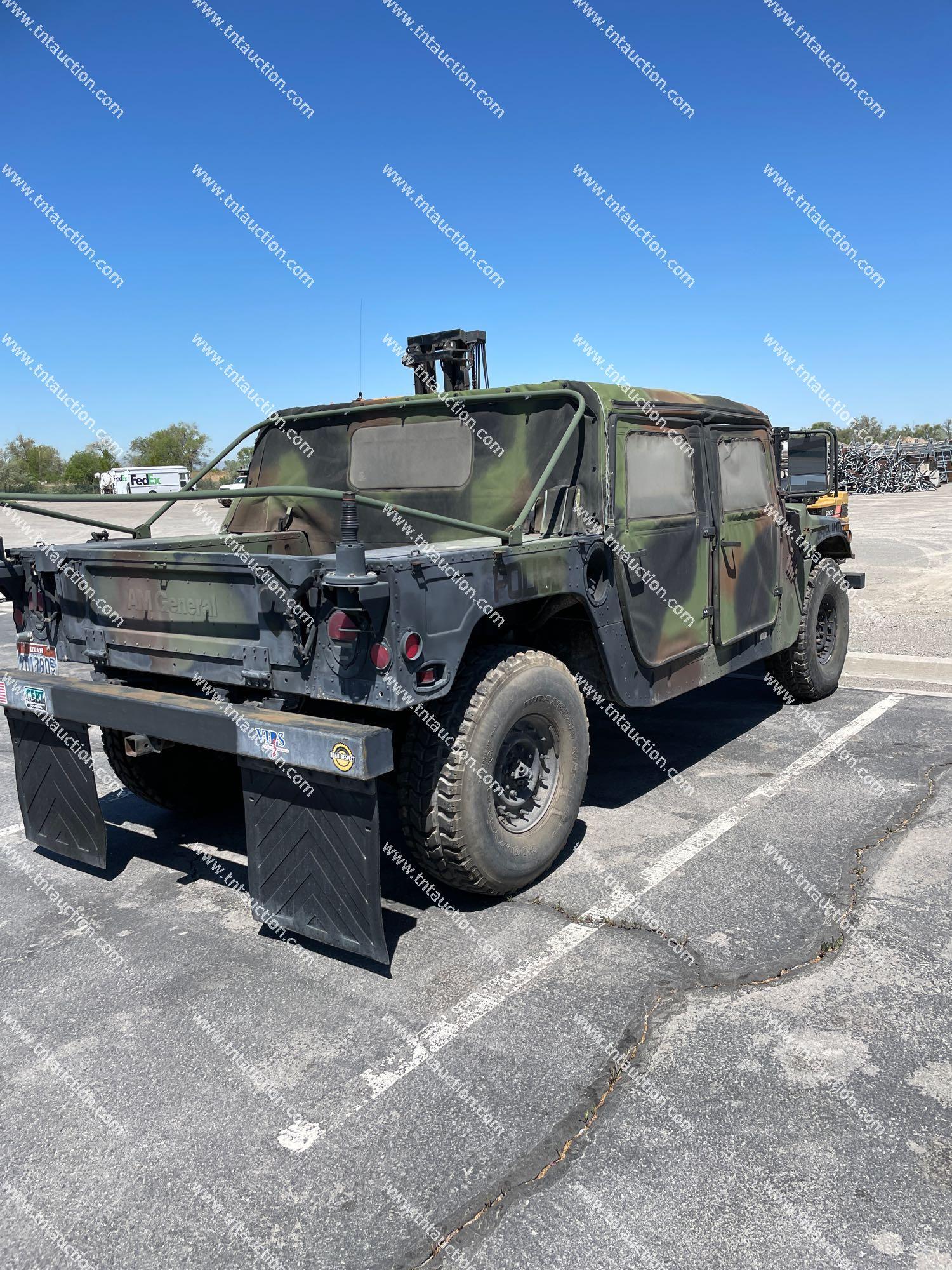 1986 AM GENERAL M998 HUMMER