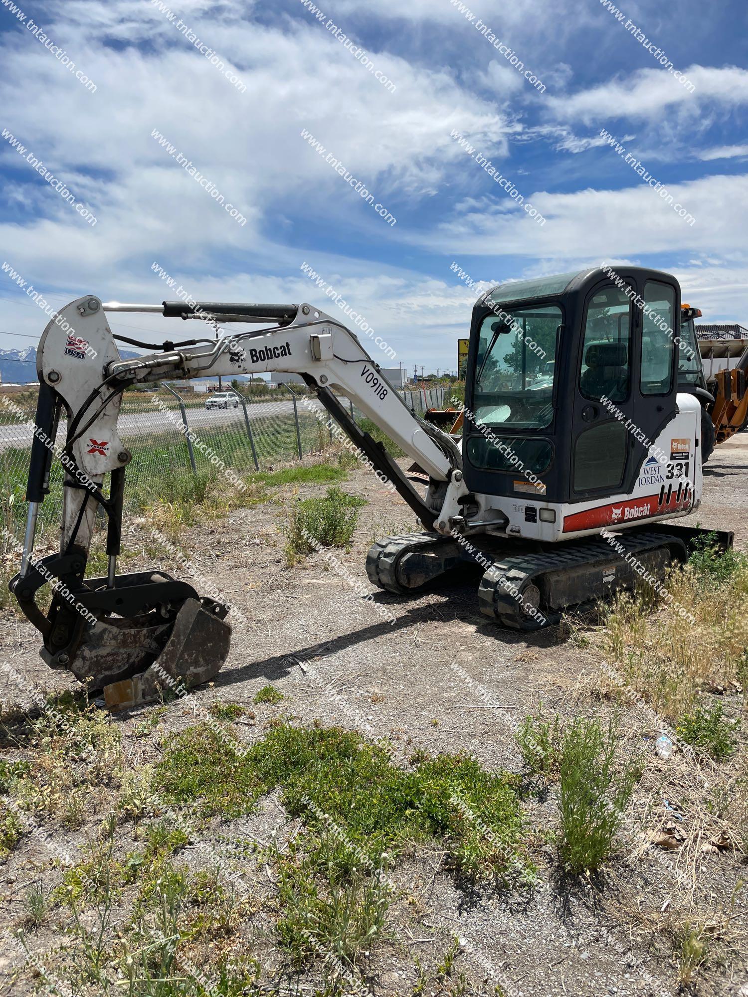 2009 BOBCAT 331G MINI EX