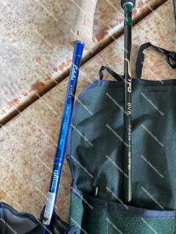 FISHING POLES AND FLY RODS