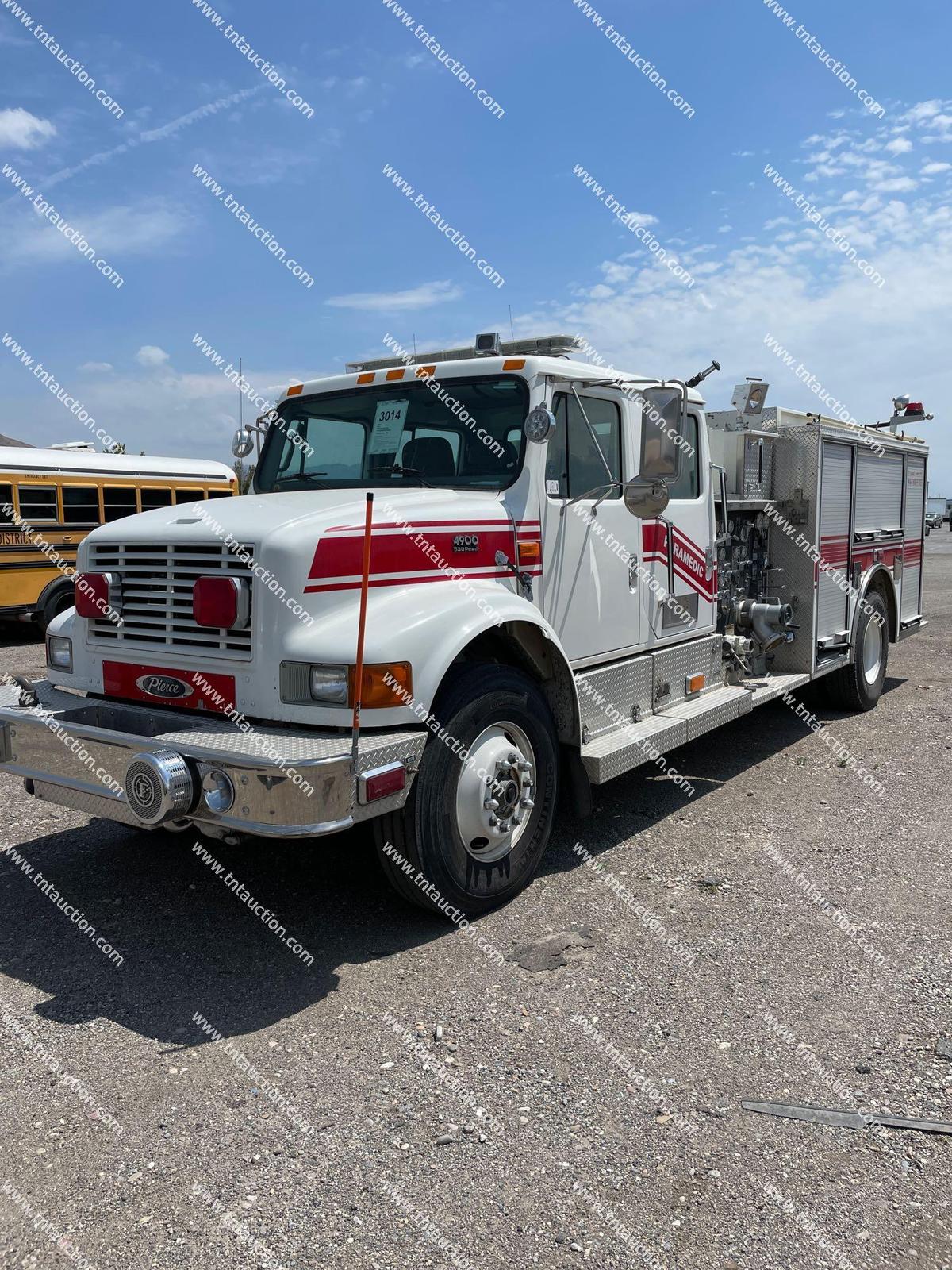 1998 INTL PIERCE FIRE TRK