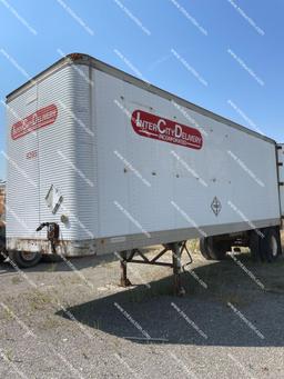 1985 FRUEHAUF 28' VAN TRAILER