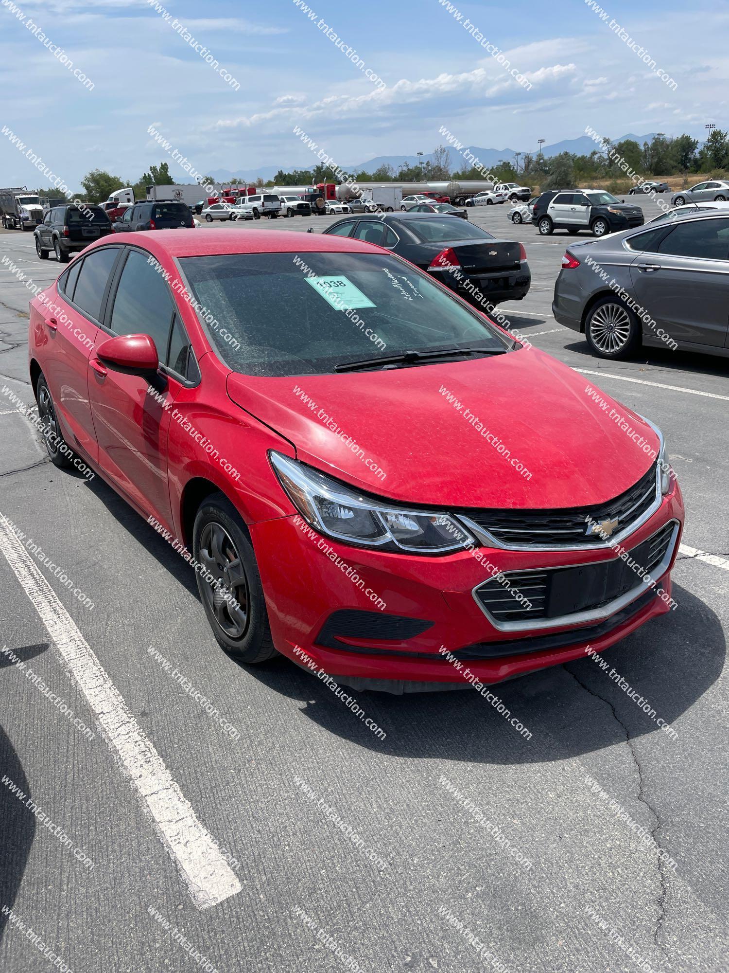 2016 CHEV CRUZE REBUILT