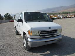 2002 FORD E-350XLT VAN