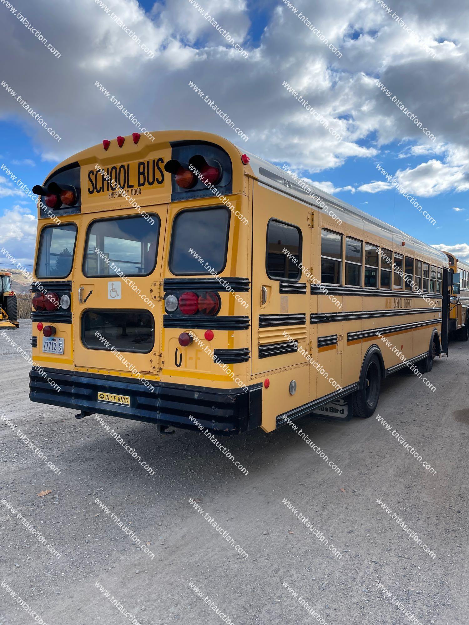 2001 BLUEBIRD BUS