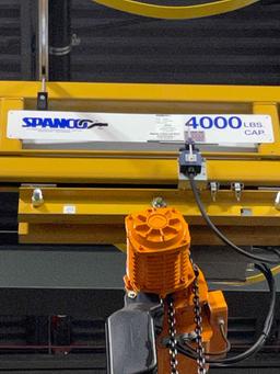 Spanco 2-Ton Overhead Bridge Crane System