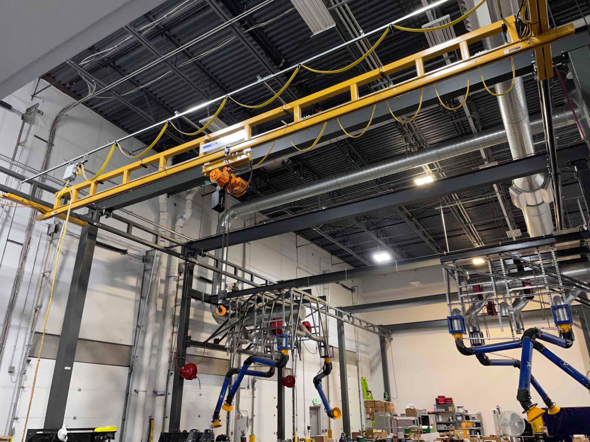 Spanco 2-Ton Overhead Bridge Crane System