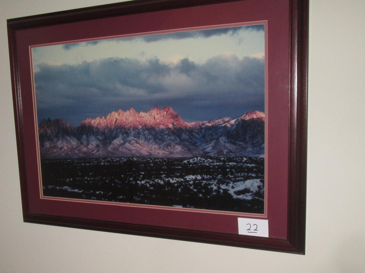 Landscape Framed Picture. Las Cruces Nm