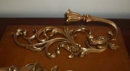 Vintage Syroco Wall Sconces