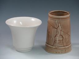 Pottery Vase & Mug - Excellent