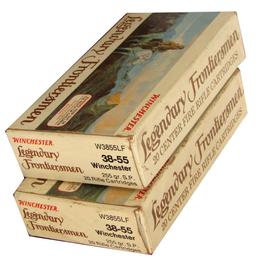 AMMO - .38-55 WINCHESTER LAWMAN - 2 BOXES, 50 ROUNDS EACH