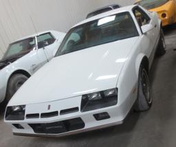 1984 White Camaro Berlinetta