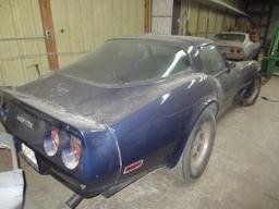 1981 Blue Corvette