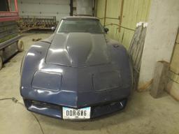 1981 Blue Corvette