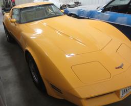 1980 Yellow Corvette Stingray