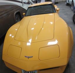 1980 Yellow Corvette Stingray