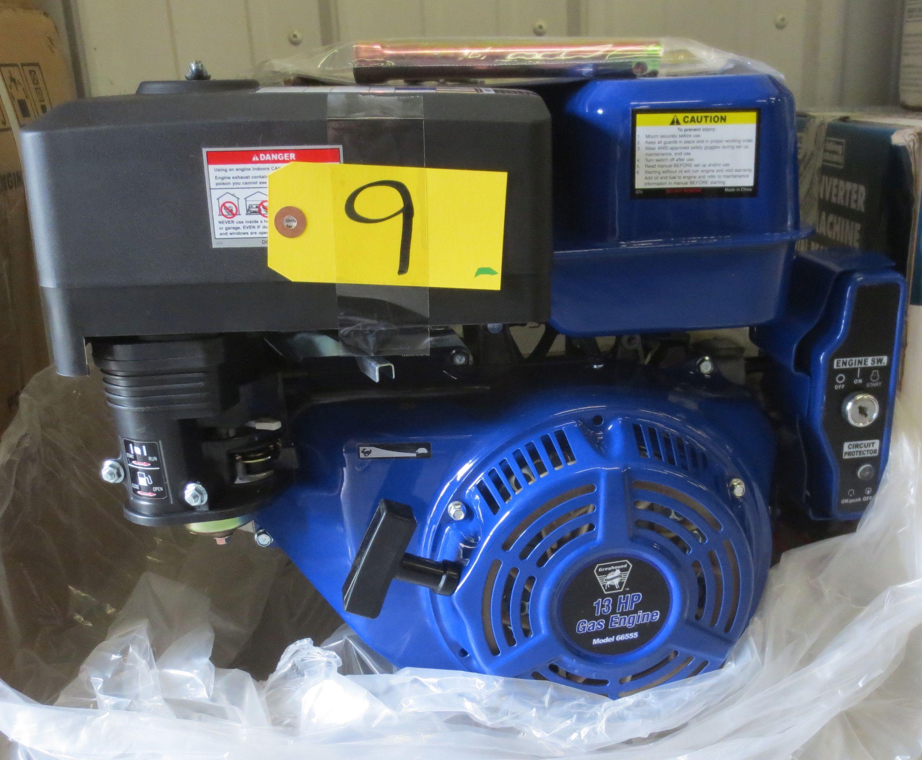 13 hp Horizontal Shaft Gas Engine